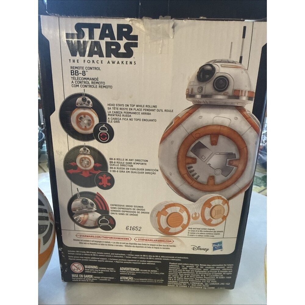 Star Wars Force Awakens Target Exclusive Remote Control BB-8 Robot Droid Sounds - Picture 9 of 12